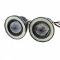 3.5 Inch COB LED Fog Light Projector Car Blue Angle Eyes Halo Ring DRL Lamp