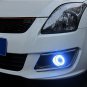 3.5 Inch COB LED Fog Light Projector Car Blue Angle Eyes Halo Ring DRL Lamp