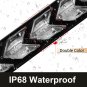2pcs Ice Blue Color Car Daytime Running Lights DRL Turn Signal Lamp Waterproof
