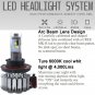 H13 80W 8000LM Cree LED Headlight Kit High Low Beam Bulbs White 6000K High Power