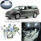 18pcs White LED lights interior package kit for 2011-2016 Honda Odyssey #