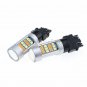 2x 42-SMD 3157 Switchback LED Bulbs For Daytime Running Lights/Turn Signal Bulbs