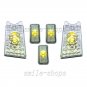 5pcs Clear Roof Cab Marker Cover & T10 Amber LED Light Bulbs for 03-09 Hummer H2