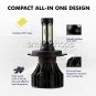 LED Headlight Bulb 9003 H4 Fog Light H9 H11 Kit Fit Toyota Tacoma Yaris Tundra