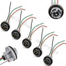 5X 1157 Turn Signal Brake Light  Bulb Socket Connector Wire Harness Plug For car