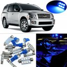 20pcs Blue LED lights interior package kit for 2004-2010 Infiniti Qx56 #