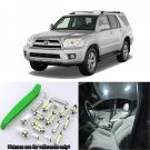 Xenon White 15pcs Interior LED Light Kit for 03-09 Toyota 4Runner + Free Tool