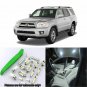 Xenon White 15pcs Interior LED Light Kit for 03-09 Toyota 4Runner + Free Tool