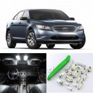 Xenon White 14pcs Interior LED Light Kit for 2010-2015 Ford Taurus + Free Tool