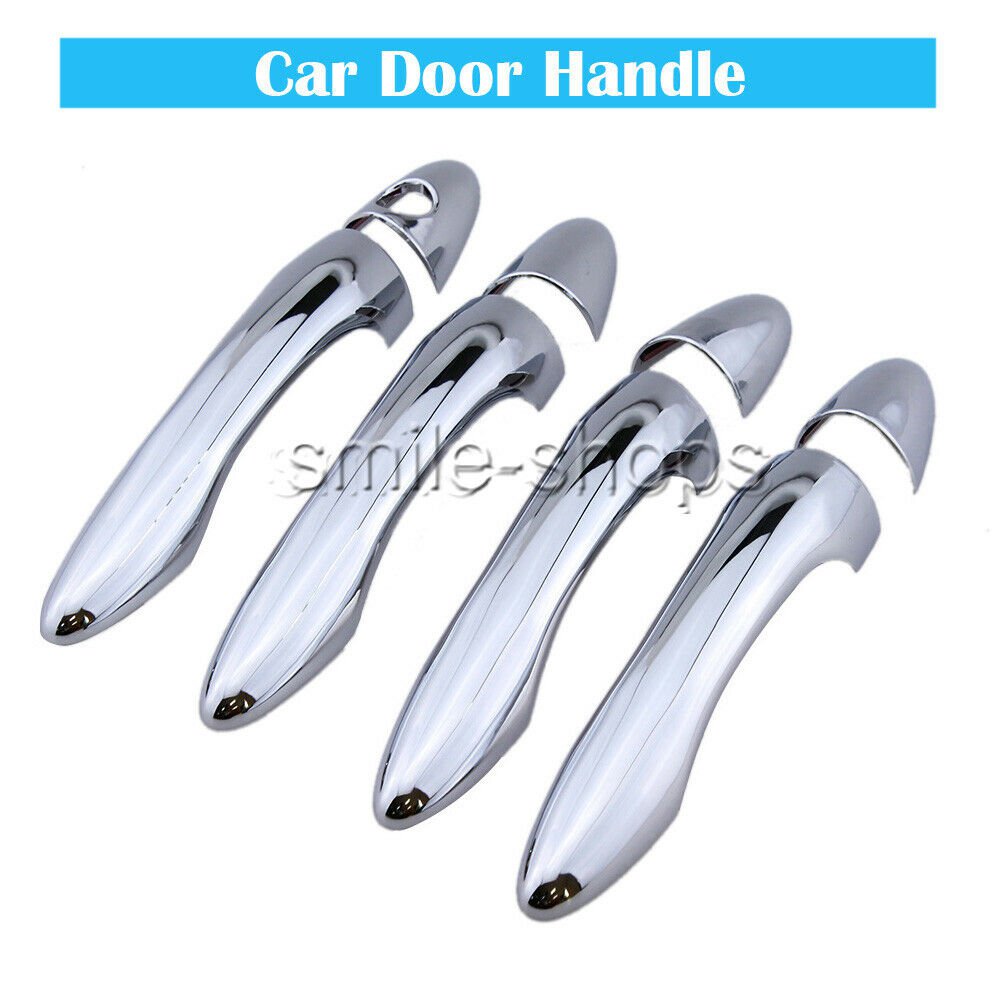 4pc Car Chrome Door Handle Catch Cover Trim Bezel Fit Kia Fitte Cerato 2014-2016