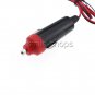 3M Red Car Interior LED Trim Door Panel Decorative Atmosphere Cold Light Strip