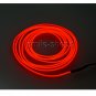 3M Red Car Interior LED Trim Door Panel Decorative Atmosphere Cold Light Strip
