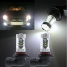 2pcs 9005 HB3 16-LEDs 80W White LED Lights For Car Fog Driving Daytime Running
