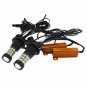 7440 T20 Plug&Play Switchback White/Amber LED Turn Signal Light Bulbs + Resistor
