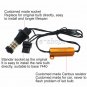 7440 T20 Plug&Play Switchback White/Amber LED Turn Signal Light Bulbs + Resistor