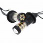 7440 T20 Plug&Play Switchback White/Amber LED Turn Signal Light Bulbs + Resistor