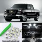 White 15pcs Interior LED Light Kit for 1999-2007 Chevrolet Silcerado + Free Tool