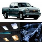 17pcs White Reverse + Fog + Interior LED Light For 03-06 Chevy Silverado Sierra