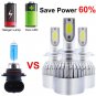 H7 LED Headlight High Beam Bulbs For VW Golf 1999-2006 Touareg 2004-2010 White