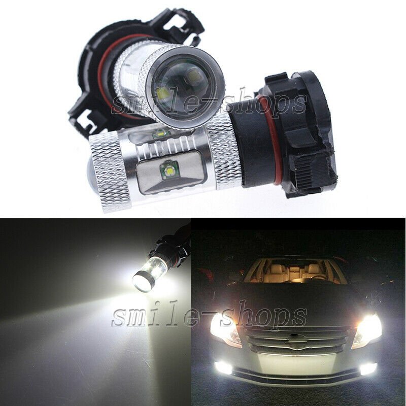 2pcs 12V 30W High Power 5202 6000K White LED Fog Light Driving Light DRL PS24W