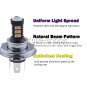 2pc H4 9003 HB2 LED Bulbs Fog Light Driving Lights 30SMD High Power Yellow Amber