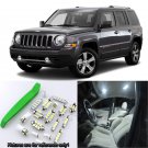 Xenon White 7pcs Interior LED Light Kit 2007-2016 Jeep Patriot + Free Tool