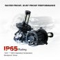 2x H4 HB2 9003 COB LED Headlight Kit Hi/Lo Power Bulbs 6500K Pure White 243000LM
