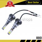 2x Dual Color 880 881 LED Bulbs Car Fog Lights Driving White Yellow 24W DRL Kit
