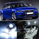 15×White LED Interior SMD Light Kit Error Free for Audi A4 S4 B8 2008+