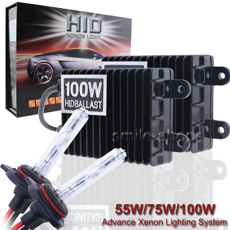 55W/75W/100W HID Kit Xenon Conversion Headlight Fog Light H11 9006 H4 H7 H1 9007