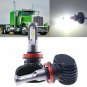 H11 H9 H8 50W Low Beam LED HID White Bulbs Headlamp Kit For Peterbilt 388 389