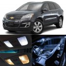 12pcs White LED Interior Lights Kit Fit For 2009-2016 Chevy Traverse