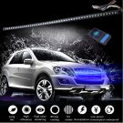 22" 48 LED 5050 Waterproof Flash Car Knight Rider Strip Lights w/Remote Blue