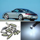 Error Free White 15pcs Interior LED Light Kit for 1998-2005 Porsche 911 996