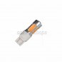 2pcs Yellow/Amber 7.5W T20 7443 COB LED Lens Car Turn Backup Tail Light Bulbs