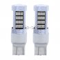 High Power 7443 7440 W21-5W LED 92SMD 4014 Blue Daytime Running Light Bulb Lamp
