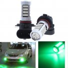 2pcs Green HB3 9005 9140 LED For Car Truck Fog Light High Power Bulb Lamp 92SMD