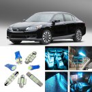 16×ICE Blue LED Interior Light Package Kit for Honda Accord 2013-2015 #