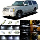 16pcs White Interior LED Lights Package Fit for 2002-2006 Cadillac Escalade SUV