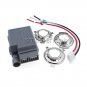 35W 8000k Ice Blue Motorcycle HID Headlight Kit H6 Bi-Xenon High Low Light Bulb