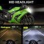 35W 8000k Ice Blue Motorcycle HID Headlight Kit H6 Bi-Xenon High Low Light Bulb