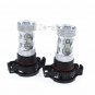 2pcs HID White 5202 5201 50W Cree LED Projector Lens Bulbs for Car Fog Lights