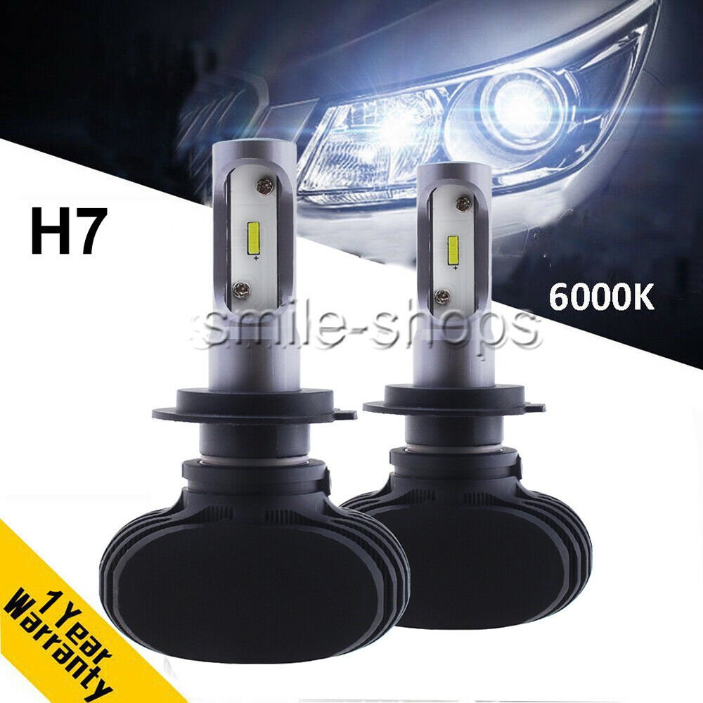 H7 LED Headlight Bulbs Lamp 50W For HONDA CBR600RR F4I 2001-2007 6000K White
