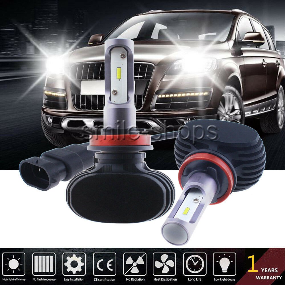 6000K White H11 LED Headlight Low Beam Bulb For Honda Accord 08-17 Civic 14-17