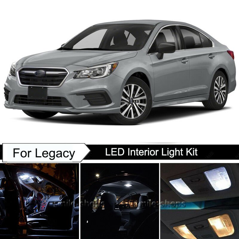 14pcs Xenon White Interior LED Light Package Kit Deal For Subaru Legacy 15-18