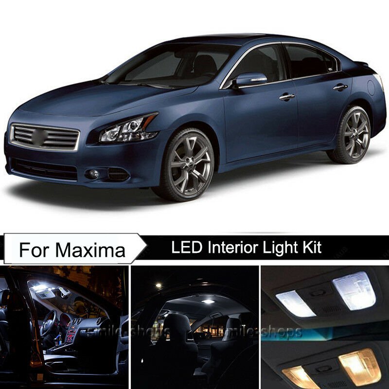 20pcs Xenon White Interior LED Light Package Kit Deal For Nissan Maxima 09-14