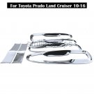 5pcs Fit Toyota Land Cruiser Prado 2010-2016 Steel Door Handle Bowl Cover Car