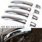 Set Chrome Door Handle Catch Cover Cap Trim Molding For 08-11 A4 B8 S4 09-13 Q5