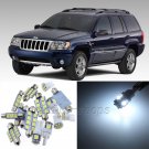 Bright White 16pcs Interior LED Light Kit for 1998-2004 Jeep Grand Cherokee