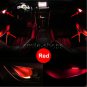 Universal Red 12LED Inner Door Handle Bowl Armrest Interior Atmosphere Lights